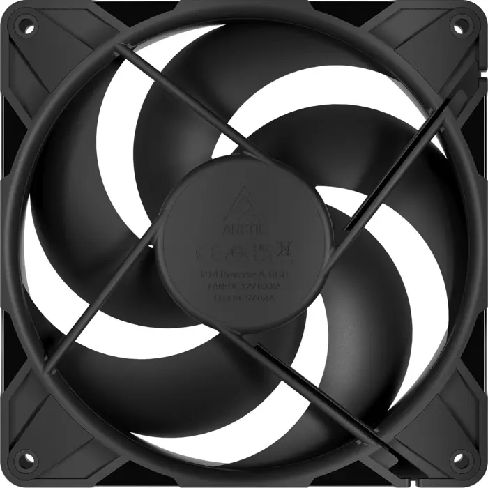 Arctic P14 Pro Reverse 140mm PWM Case Fan Reverse Airflow Black