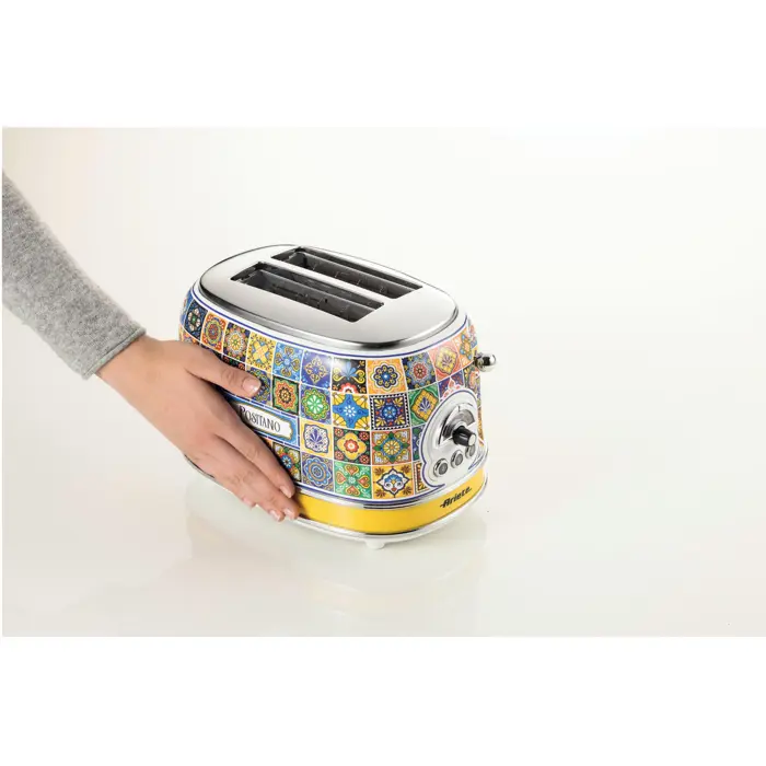 Ariete 2-slot toaster Positano (multicolored, 810 watts, for 2 slices of toast)