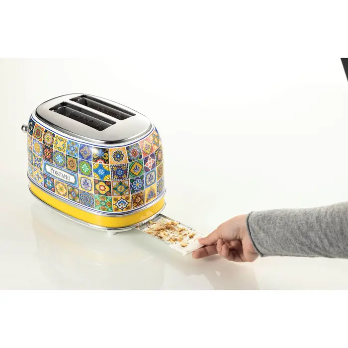 Ariete 2-slot toaster Positano (multicolored, 810 watts, for 2 slices of toast)