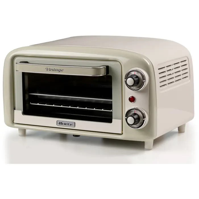 Ariete Mini Oven Vintage Beige white/light green, 800 watts, 10 liters