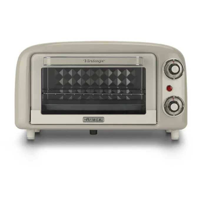 Ariete Mini Oven Vintage Beige white/light green, 800 watts, 10 liters