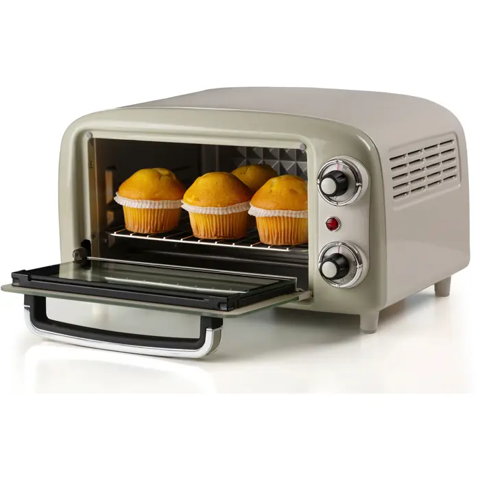 Ariete Mini Oven Vintage Beige white/light green, 800 watts, 10 liters