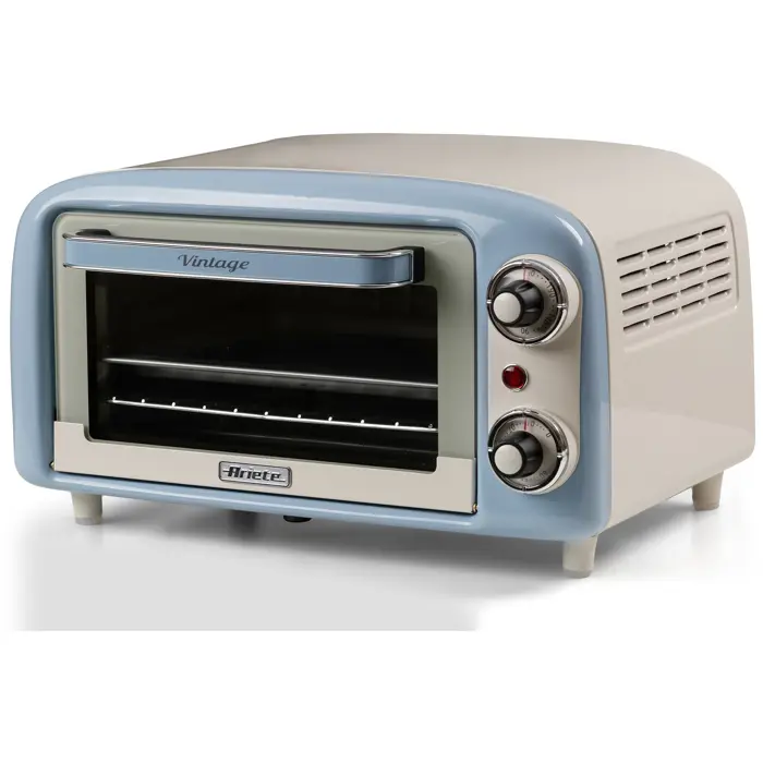 Ariete Mini Oven Vintage Blue white/light blue, 800 watts, 10 liters