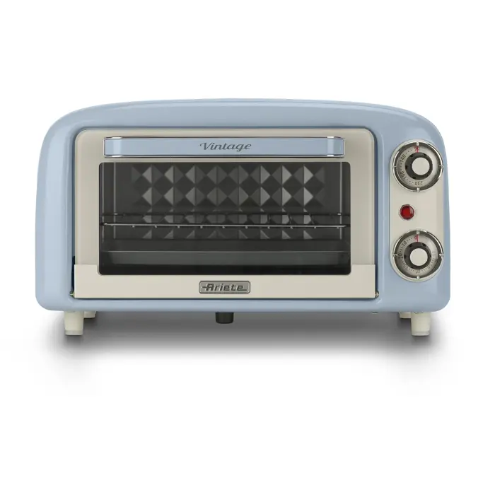 Ariete Mini Oven Vintage Blue white/light blue, 800 watts, 10 liters