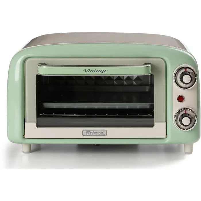 Ariete Mini Oven Vintage Green white/light green, 800 watts, 10 liters