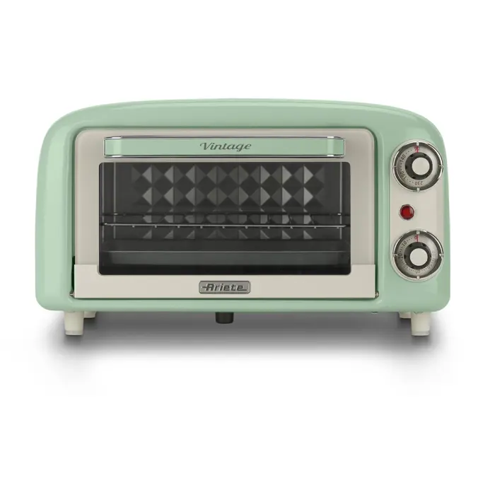 Ariete Mini Oven Vintage Green white/light green, 800 watts, 10 liters