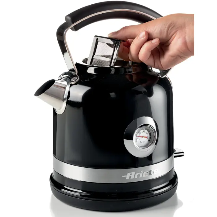 Ariete Moderna kettle (black, 2,000 watts, 1.7 liters)