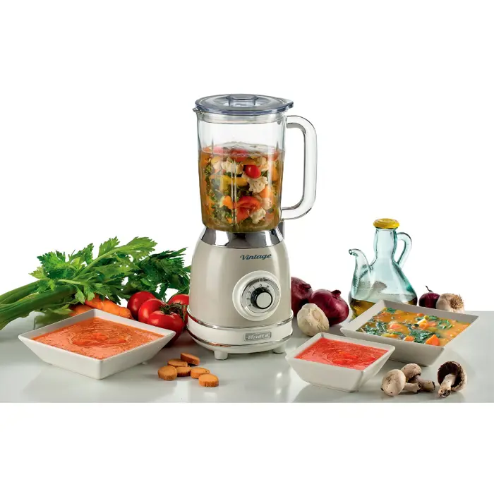 Ariete Vintage glass mug, blender (cream)