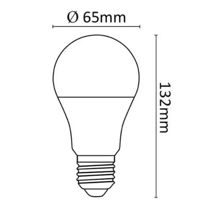 ASALITE LED bulb A65 E27 - 18W, 4000K, 2000 lumens