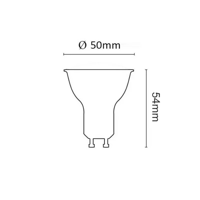 ASALITE LED bulb GU10 7W 6500K 560lm