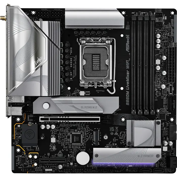 Asro B860M LiveMixer WiFi - Socket 1851 - motherboard