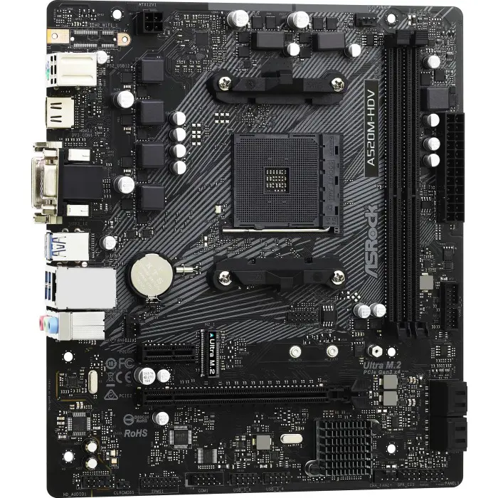 ASRock A520M-HDV - Socket AM4 - motherboard