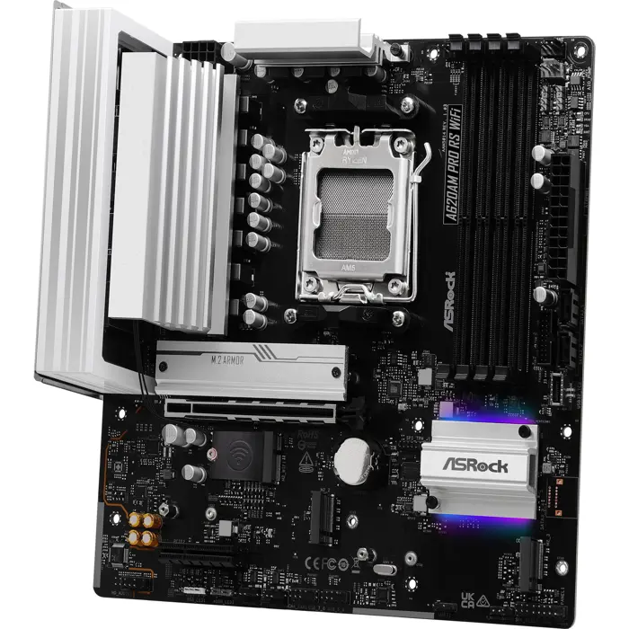 ASRock A620AM PRO RS WIFI - Socket AM5 - Motherboard