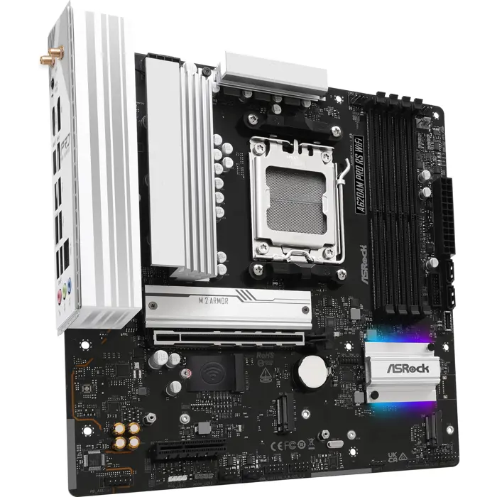 ASRock A620AM PRO RS WIFI - Socket AM5 - Motherboard
