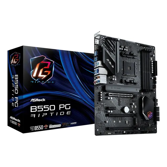 Asrock B550 PG Riptide AMD B550 Socket AM4 ATX