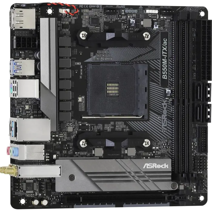 Asrock B550M-ITX / ac - Socket AM4 - mainboard