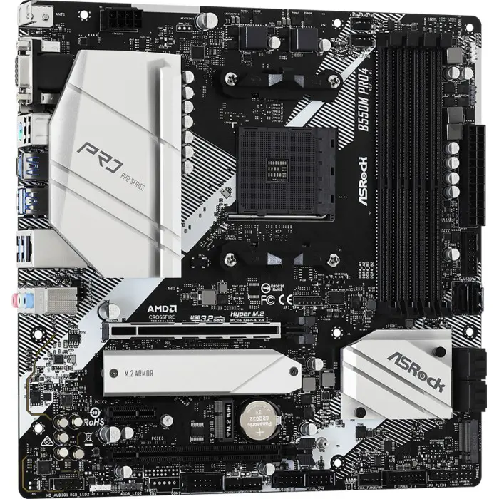Asrock B550M Pro4 - Socket AM4 - mainboard