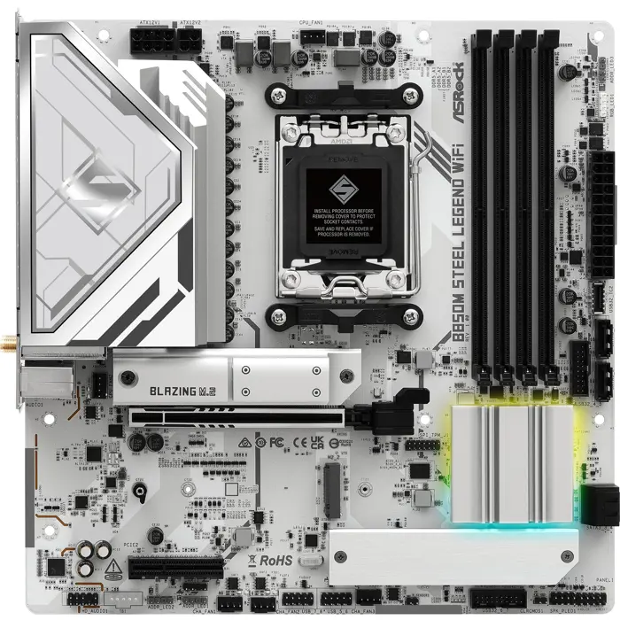 ASRock B850M Steel Legend WiFi - Socket AM5 - motherboard
