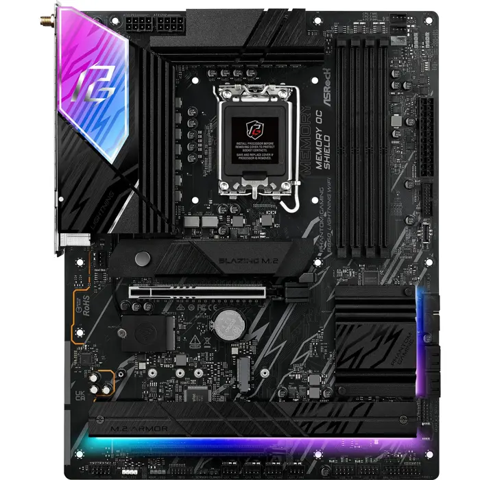 ASRock B860 Lightning WiFi - Socket 1851 - motherboard (white)