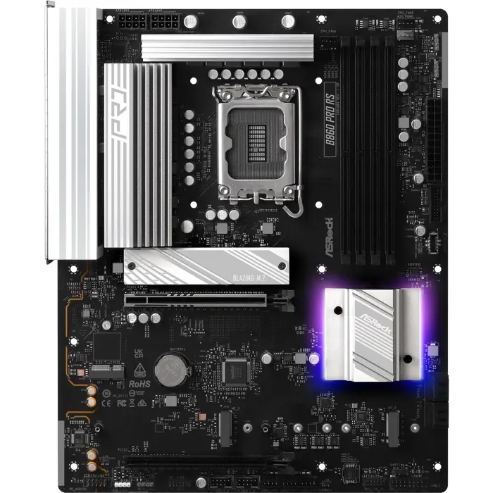 ASRock B860 Pro RS - Socket 1851 - motherboard (white)