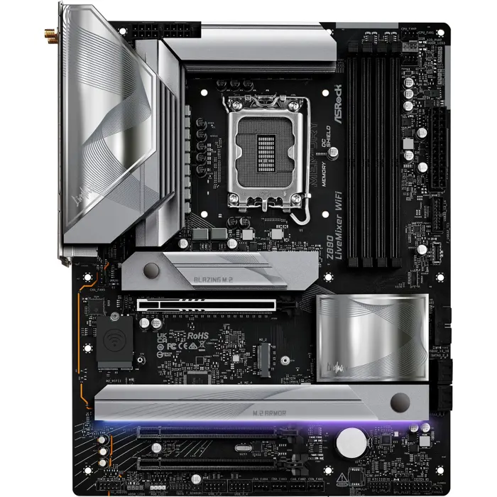 ASRock Z890 LiveMixer WiFi - Socekt 1851 - motherboard (black)