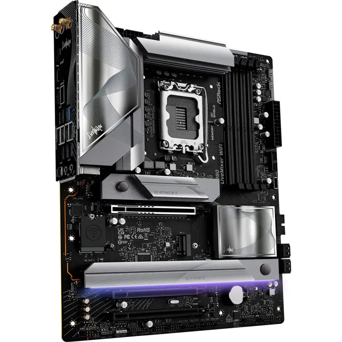 ASRock Z890 LiveMixer WiFi - Socekt 1851 - motherboard (black)