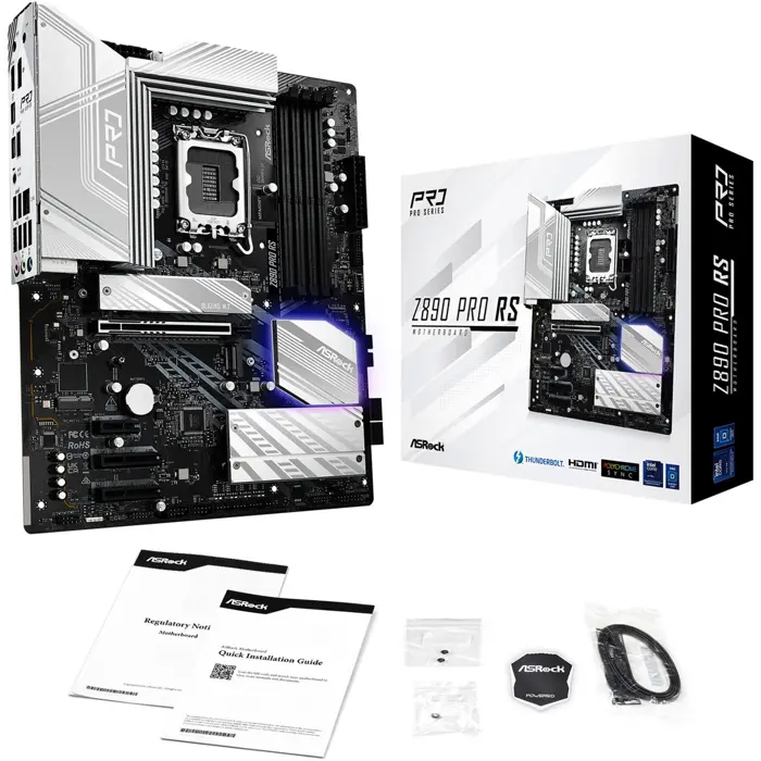 ASRock Z890 Pro RS - Socekt 1851 - motherboard (black)