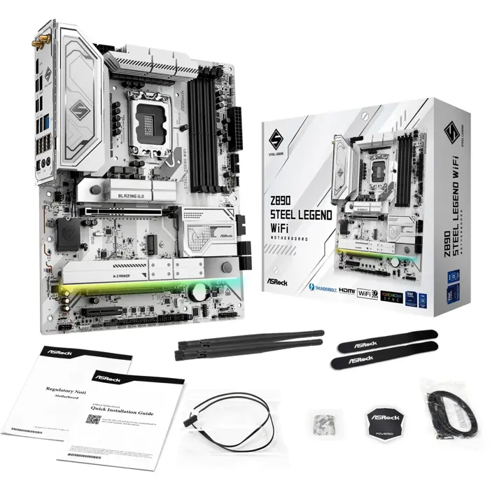 ASRock Z890 Steel Legend WiFi - Socekt 1851 - motherboard (black)