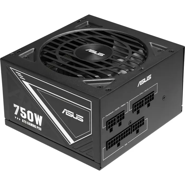 ASUS 750W-ATS Gold, PC power supply black, 3x PCIe, 750 Watt