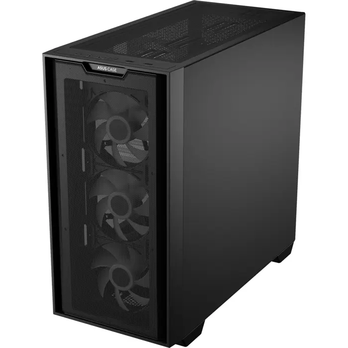 ASUS A21 PLUS TG ARGB, tower case black, tempered glass