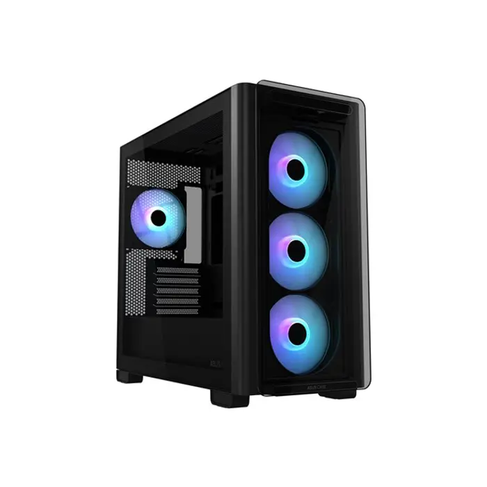 ASUS A23 PLUS MicroATX ARGB Case Black