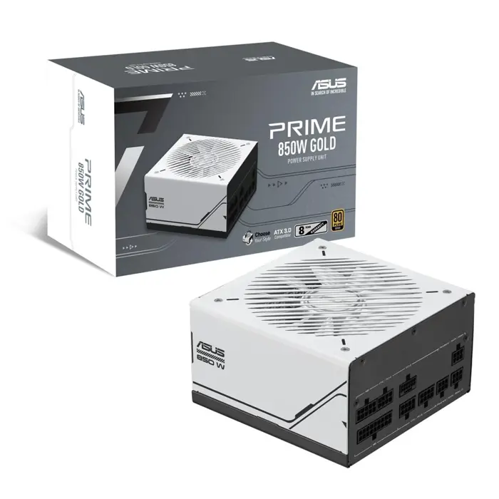 ASUS AP-850G power supply unit 850 W 20+4 pin ATX ATX Black, White