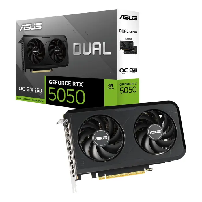 ASUS Dual RTX5050-O8G NVIDIA GeForce RTX 5050 8 GB GDDR6