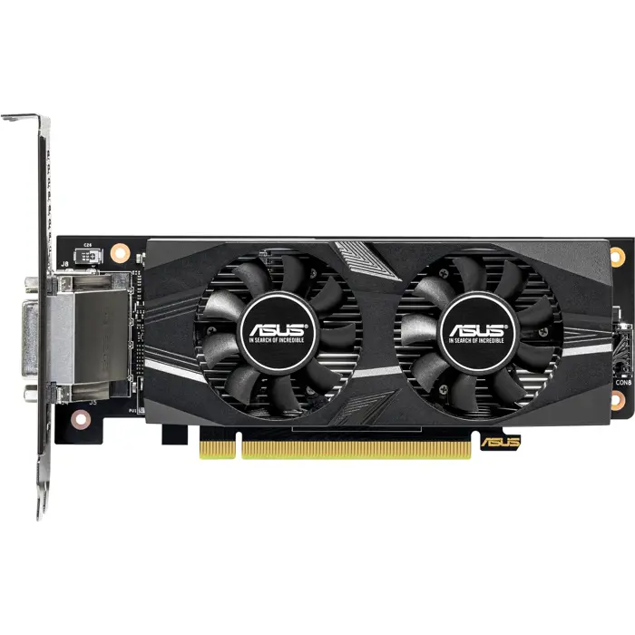 ASUS GeForce RTX 3050 LP-BRK, graphics card (1x DisplayPort, 1x HDMI 2.1, 1x DVI-D)