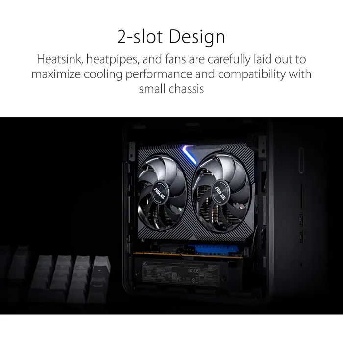 Asus GeForce RTX 3060 DUAL OC V2 LHR - 12GB - 3x DisplayPort, 1x HDMI 2.1