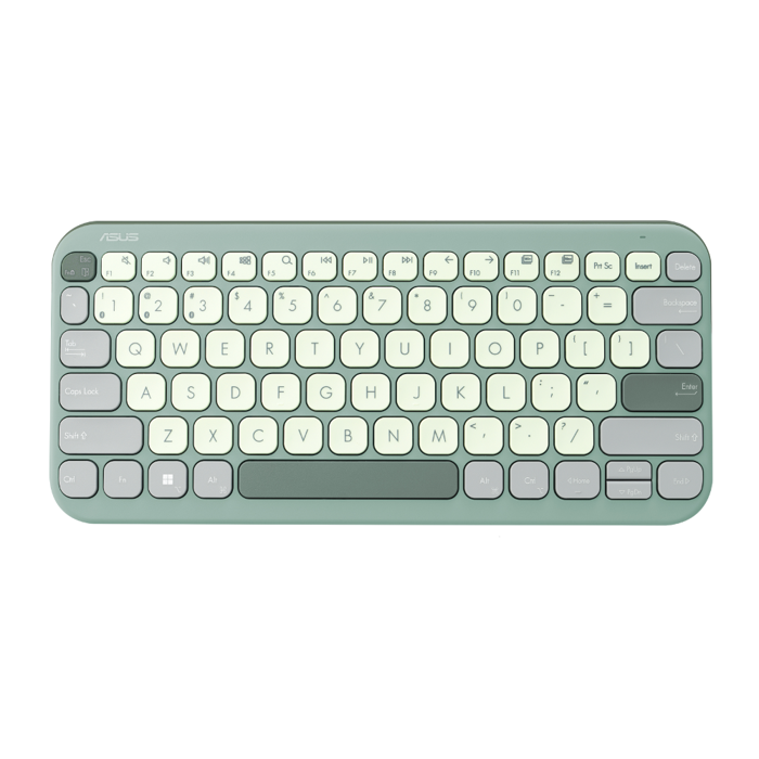 ASUS KW100, bežična tipkovnica, zelena