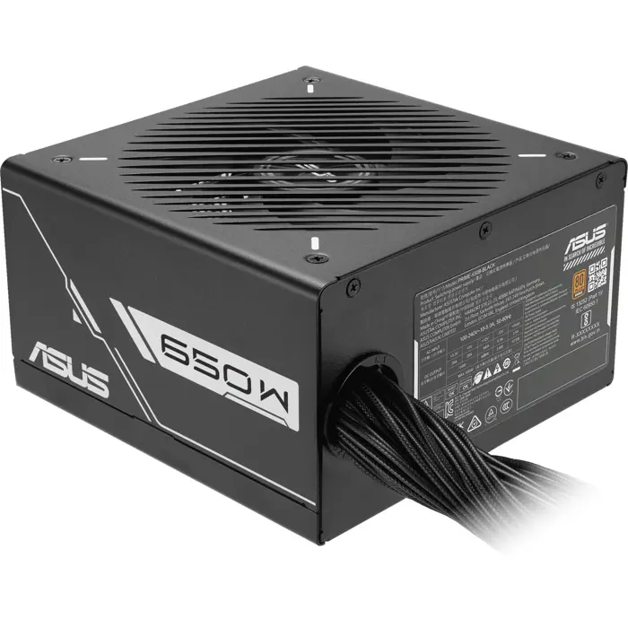 Asus PRIME-650B-BLACK (black, 650 watts)