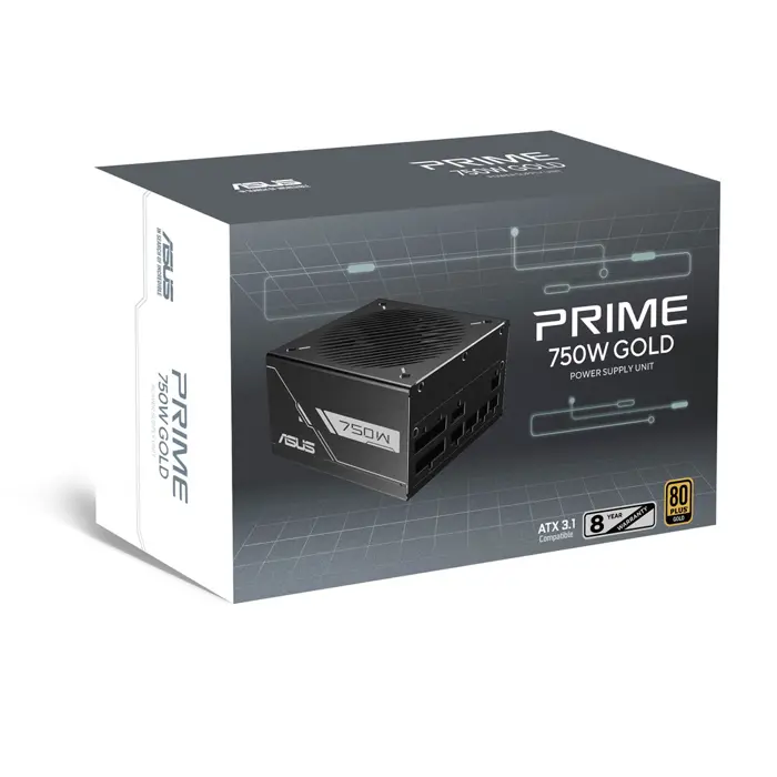 ASUS Prime -750G power supply unit 750 W 20+4 pin ATX ATX Black