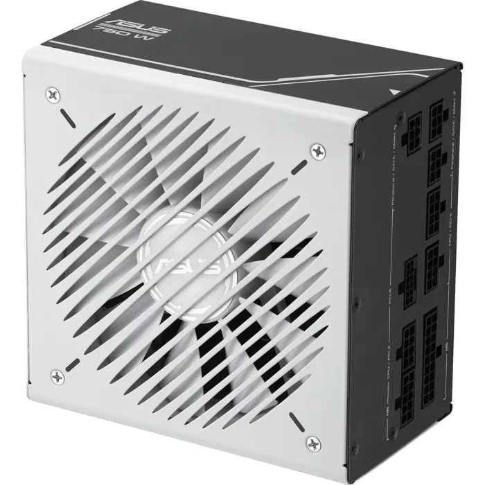 ASUS Prime 750W Gold, PC power supply white/black, 1x 12-pin High Power GPU, 3x PCIe, cable management, 750 Watt