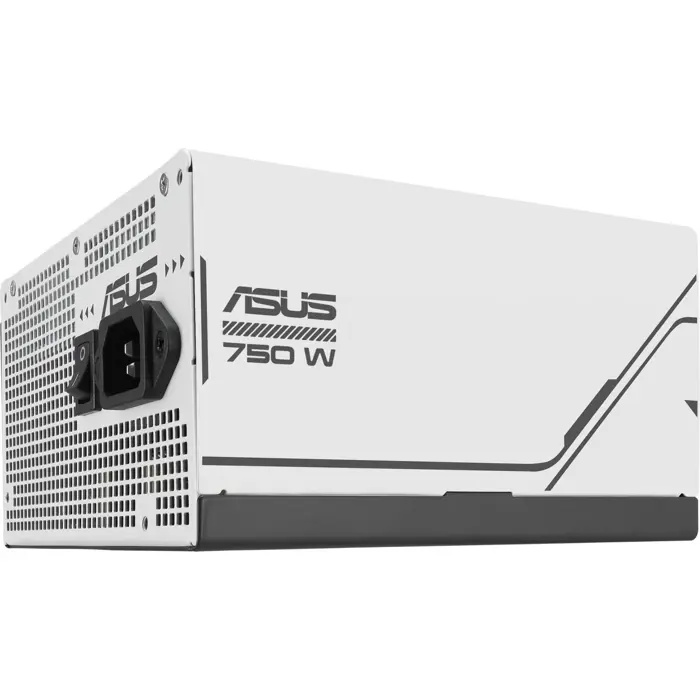 ASUS Prime 750W Gold, PC power supply white/black, 1x 12-pin High Power GPU, 3x PCIe, cable management, 750 Watt