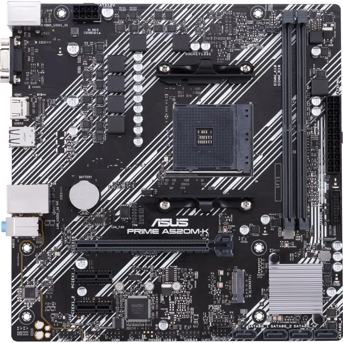 ASUS PRIME A520M-K - Socket AM4 - motherboard