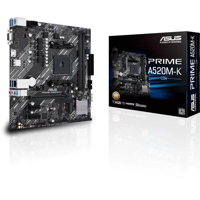 ASUS PRIME A520M-K - Socket AM4 - motherboard