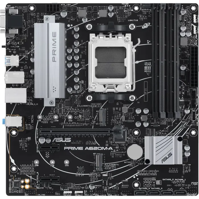 ASUS PRIME A620M-A-CSM - Socket AM5 - motherboard