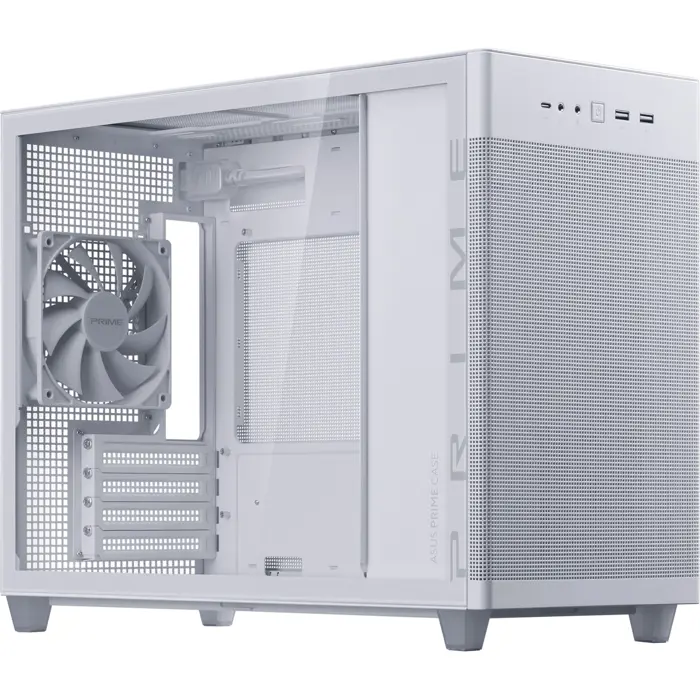 ASUS PRIME AP201 , tower case (white, tempered glass)