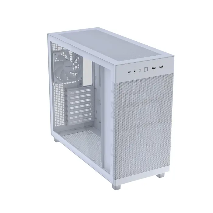 ASUS PRIME AP303 TG White Midi Tower