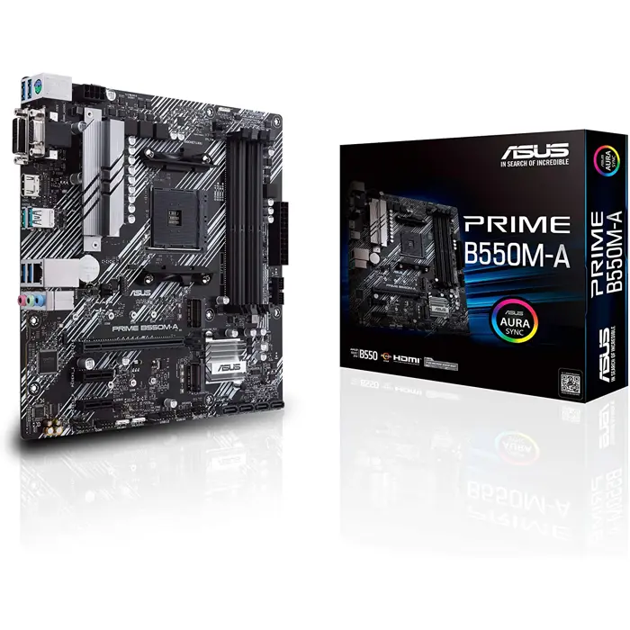ASUS PRIME B550M-A - Socket AM4 - mainboard