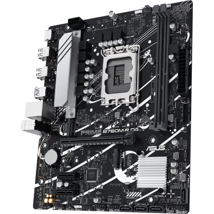ASUS PRIME B760M-R D4 - Socket 1700 - motherboard
