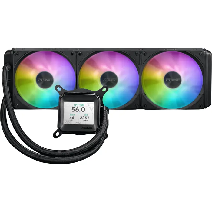 ASUS PRIME LC 360 ARGB LCD, water cooling black