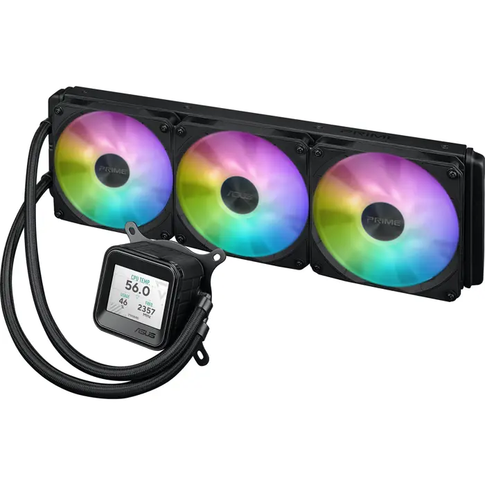 ASUS PRIME LC 360 ARGB LCD, water cooling black