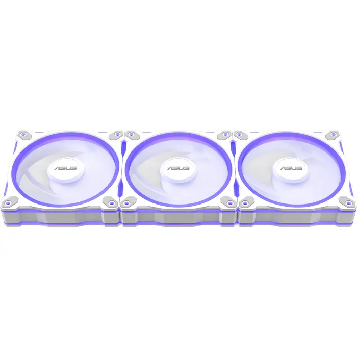 ASUS Prime MR120 ARGB Fan, case fan white, 3-pack, 120 mm